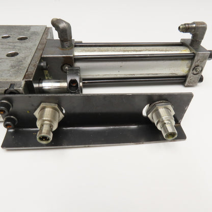 Pneumatic Guided Cylinder 4" Stroke W/ Parallel Gripper 1" Stroke