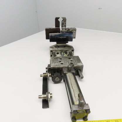 Pneumatic Guided Cylinder 4" Stroke W/ Parallel Gripper 1" Stroke