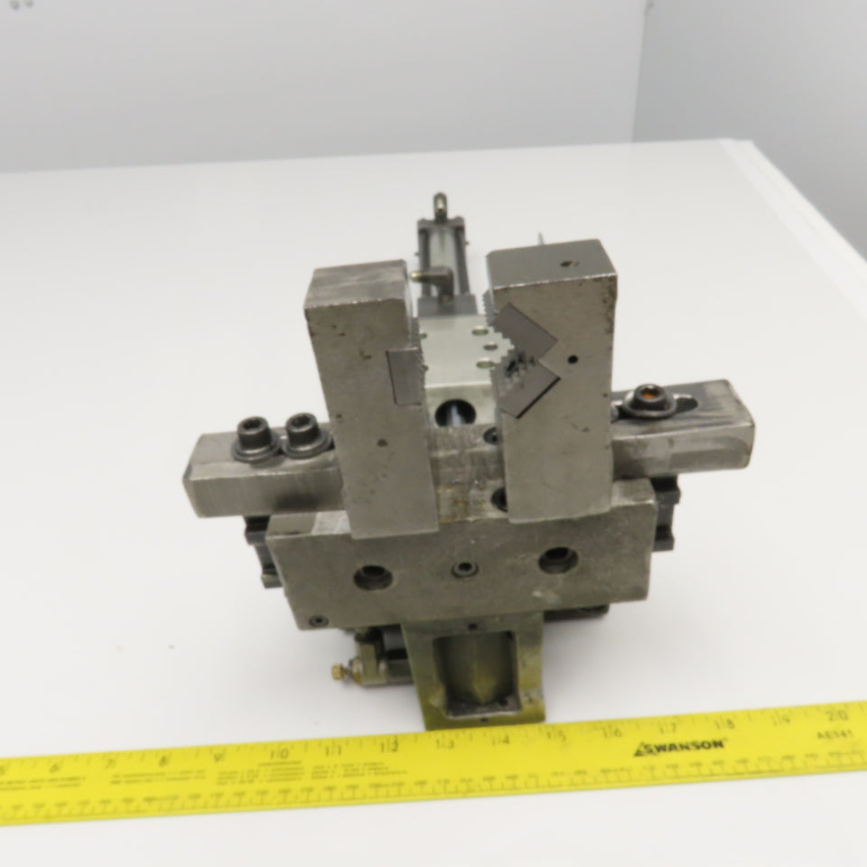 Pneumatic Guided Cylinder 4" Stroke W/ Parallel Gripper 1" Stroke