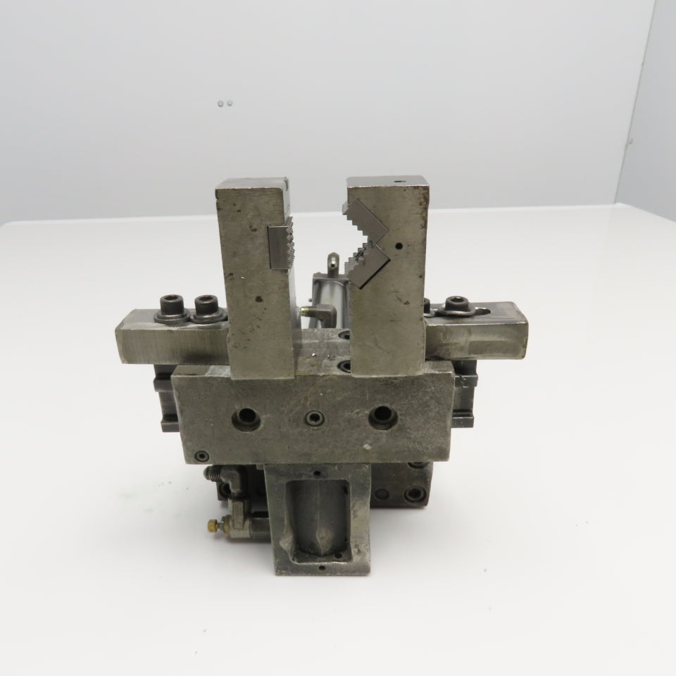 Pneumatic Guided Cylinder 4" Stroke W/ Parallel Gripper 1" Stroke
