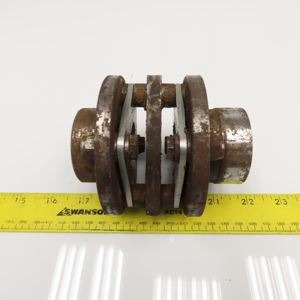 3/4" x 1-3/8" Shaft Flexible Shim Pack Disc Coupling