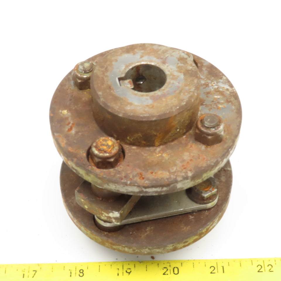 3/4" x 1-3/8" Shaft Flexible Shim Pack Disc Coupling