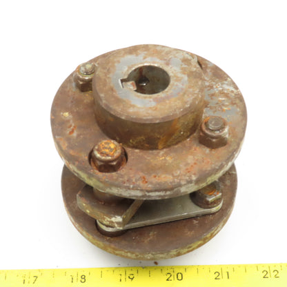 3/4" x 1-3/8" Shaft Flexible Shim Pack Disc Coupling