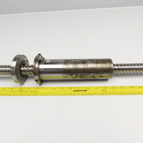 1-1/4" Single Start Ball Screw 36" Screw Length 44-1/2" OAL W/ Ball Nut
