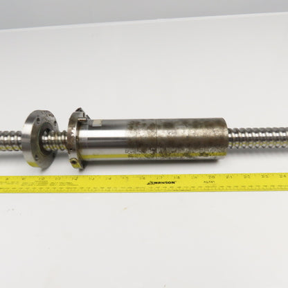 1-1/4" Single Start Ball Screw 36" Screw Length 44-1/2" OAL W/ Ball Nut