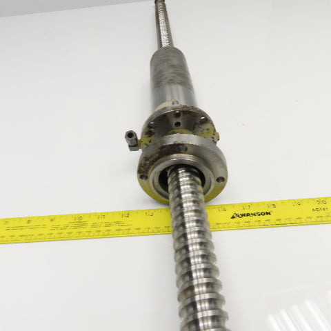 1-1/4" Single Start Ball Screw 36" Screw Length 44-1/2" OAL W/ Ball Nut