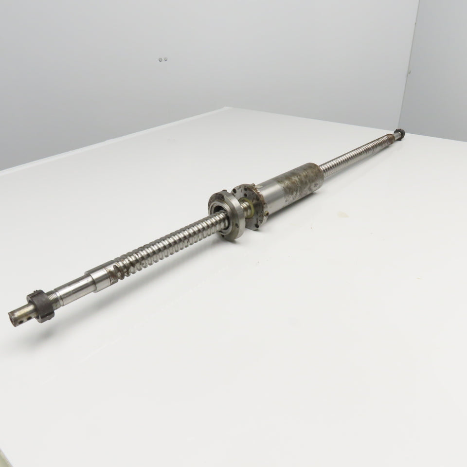 1-1/4" Single Start Ball Screw 36" Screw Length 44-1/2" OAL W/ Ball Nut
