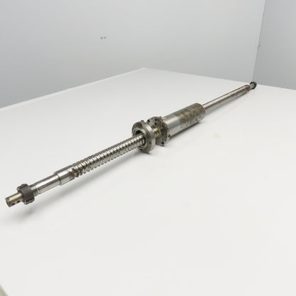 1-1/4" Single Start Ball Screw 36" Screw Length 44-1/2" OAL W/ Ball Nut