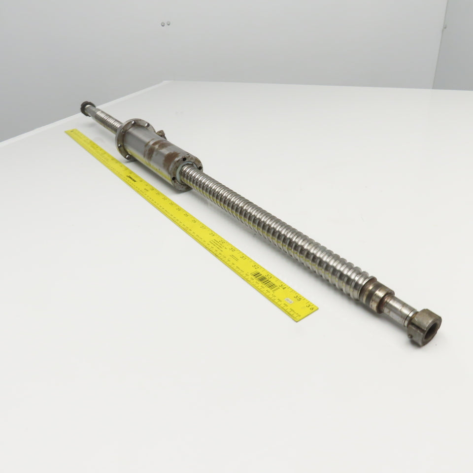 1-1/4" Single Start Ball Screw 32" Screw Length 42-1/2" OAL W/ Ball Nut