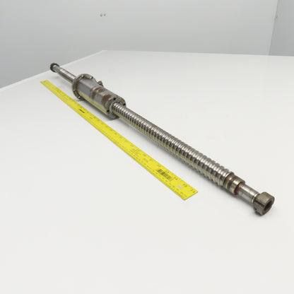 1-1/4" Single Start Ball Screw 32" Screw Length 42-1/2" OAL W/ Ball Nut