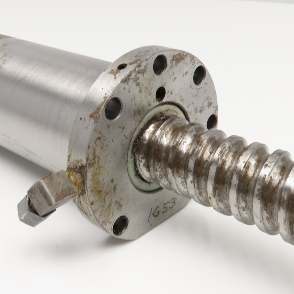 1-1/4" Single Start Ball Screw 32" Screw Length 42-1/2" OAL W/ Ball Nut