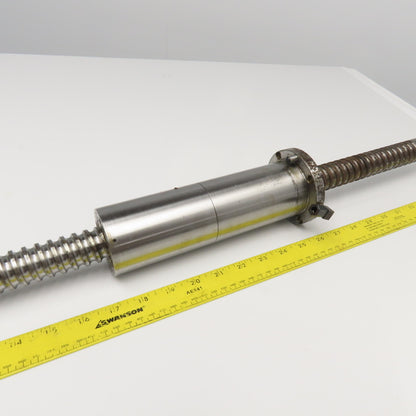 1-1/4" Single Start Ball Screw 38-1/2" Screw Length 47" OAL W/ Ball Nut
