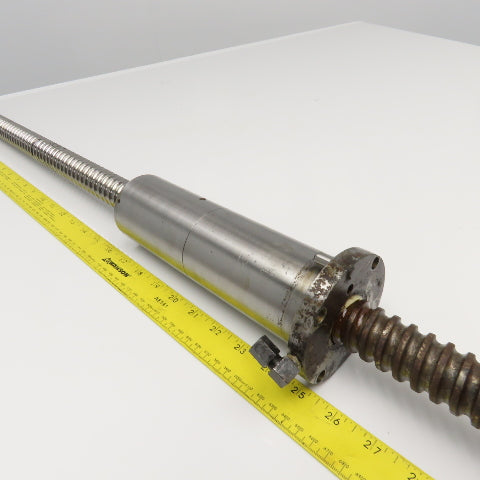 1-1/4" Single Start Ball Screw 38-1/2" Screw Length 47" OAL W/ Ball Nut