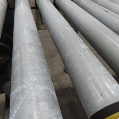 17" x 96" Power Roller Stainless Steel Settling Conveyor 26.5FPM 208-230/480V