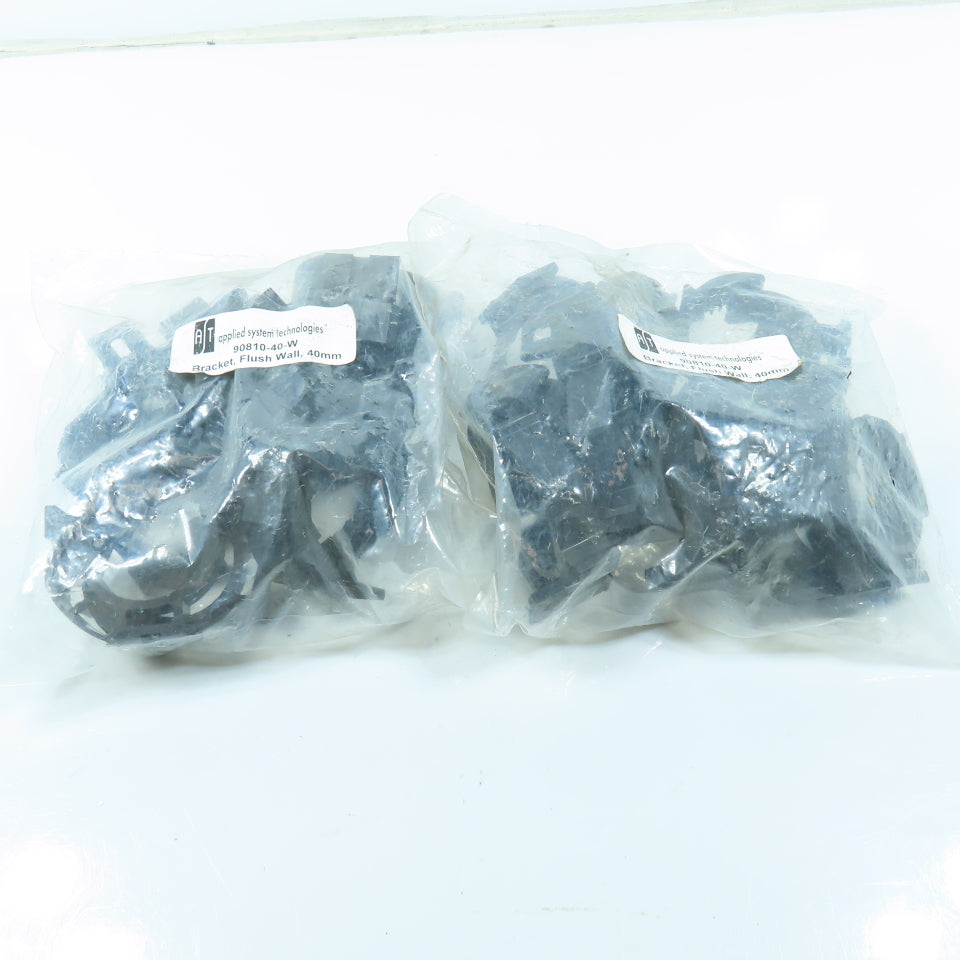 AST Aignep 90810-40-W 40mm Flush Wall Bracket Snap-N-Strap Clamp Lot of 20