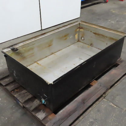 48" x 28" x 12" Deep Open Top Liquid Holding Tank Koolant Kooler Chiller 70 USG