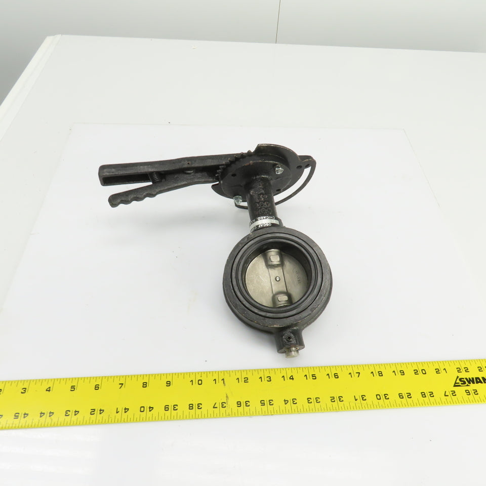 Oscaf 121001030 3" Manual Butterfly Valve