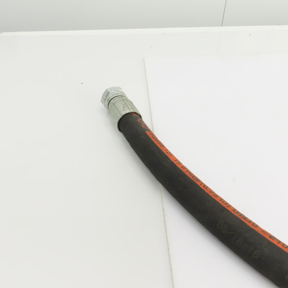Aeroquip FC639-12 3/4"(-12) Hydraulic Hose Assy 1-1/16"-12 Invert Flare 45" L