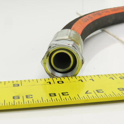 Aeroquip FC639-12 3/4"(-12) Hydraulic Hose Assy 1-1/16"-12 Invert Flare 45" L