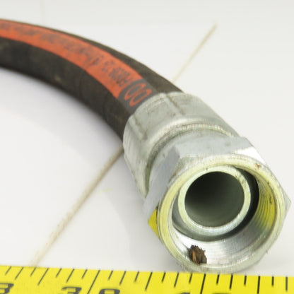 Aeroquip FC639-12 3/4"(-12) Hydraulic Hose Assy 1-1/16"-12 Invert Flare 45" L