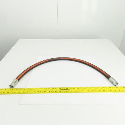 Aeroquip FC639-12 3/4"(-12) Hydraulic Hose Assy 1-1/16"-12 Invert Flare 45" L