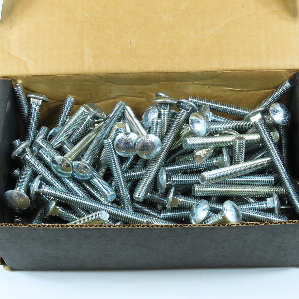 Brighton Best 3/8"-16 x 3-1/2" Zinc Coated Carriage Bolt Full Thread Lot/100