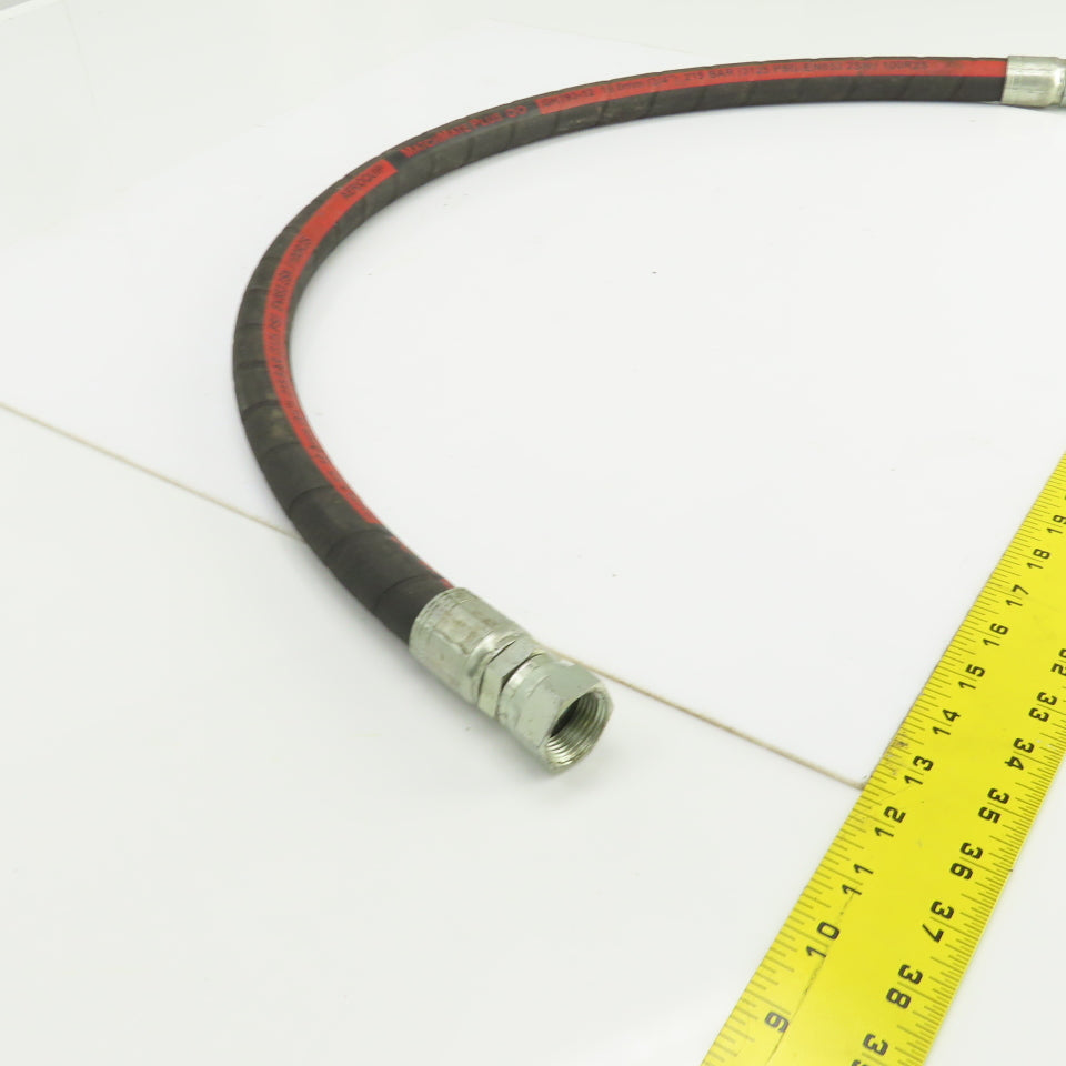 Aeroquip GH793-12 3/4"(-12) Hydraulic Hose Assy 1-1/16"-12 JIC Flare 41-5/8" L