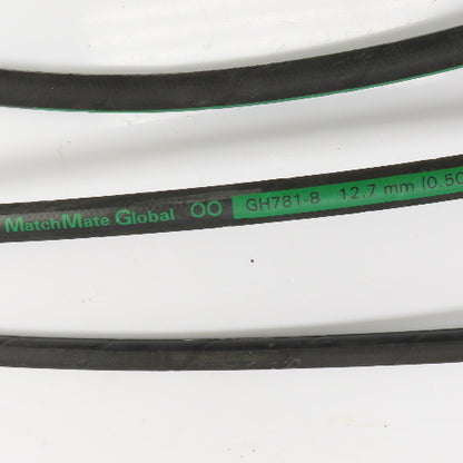 MatchMate GH781-8 1/2"(-08) Hydraulic Hose Assy 3/4-18 O-Ring Boss 24" OAL Lot/3