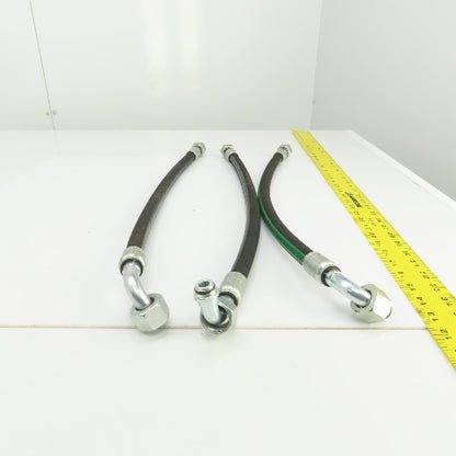 MatchMate GH781-8 1/2"(-08) Hydraulic Hose Assy 3/4-18 O-Ring Boss 24" OAL Lot/3