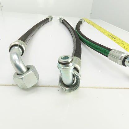 MatchMate GH781-8 1/2"(-08) Hydraulic Hose Assy 3/4-18 O-Ring Boss 24" OAL Lot/3