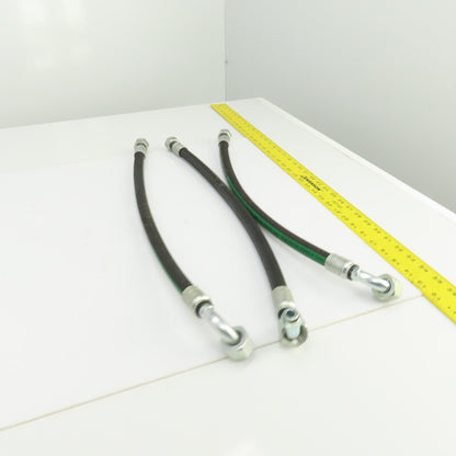 MatchMate GH781-8 1/2"(-08) Hydraulic Hose Assy 3/4-18 O-Ring Boss 24" OAL Lot/3