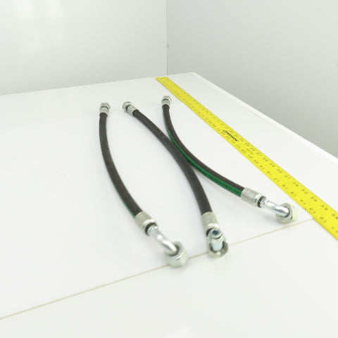 MatchMate GH781-8 1/2"(-08) Hydraulic Hose Assy 3/4-18 O-Ring Boss 24" OAL Lot/3