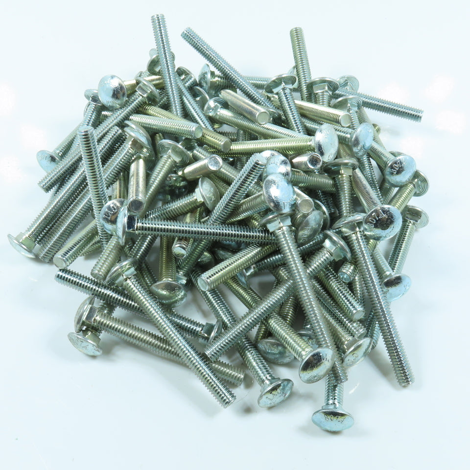 Brighton Best 3/8"-16 x 3-1/2" Zinc Coated Carriage Bolt Full Thread Lot/80