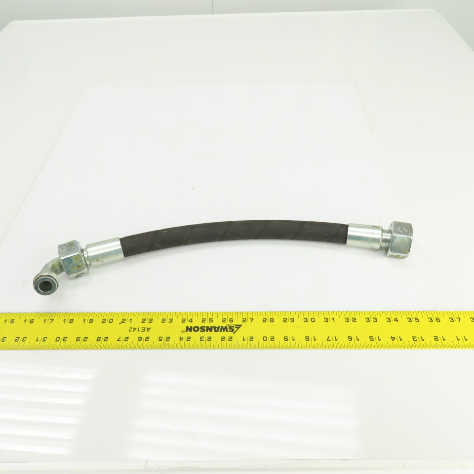 Hansa-Flex HD120 3/4" (-12) Hydraulic Hose Assy 1-1/16"-12 O-Ring Boss 20" OAL