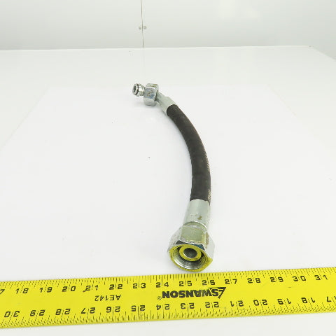 Hansa-Flex HD120 3/4" (-12) Hydraulic Hose Assy 1-1/16"-12 O-Ring Boss 20" OAL