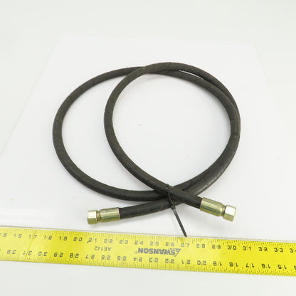MatchMate GH793-6 3/8" (-10) Hydraulic Hose Assy 9/16"-18 O-Ring Boss 93" OAL