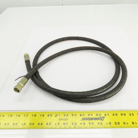 MatchMate GH793-6 3/8" (-10) Hydraulic Hose Assy 9/16"-18 O-Ring Boss 93" OAL