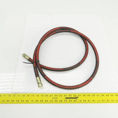MatchMate GH793-6 3/8" (-10) Hydraulic Hose Assy 9/16"-18 O-Ring Boss 93" OAL