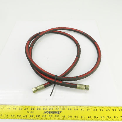 MatchMate GH793-6 3/8" (-10) Hydraulic Hose Assy 9/16"-18 O-Ring Boss 93" OAL
