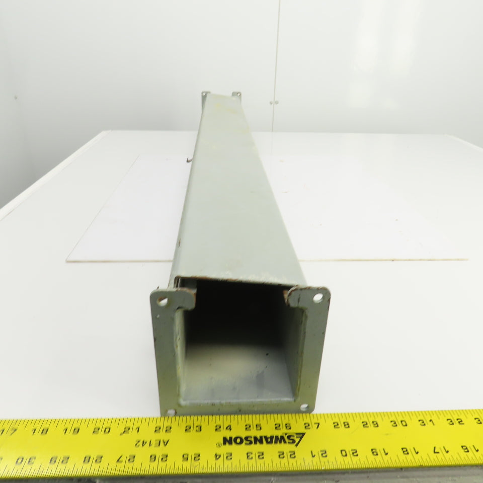 Hoffman 4" x 4" x 48" L Wire Way Auxiliary Gutter Trough Hinged Top