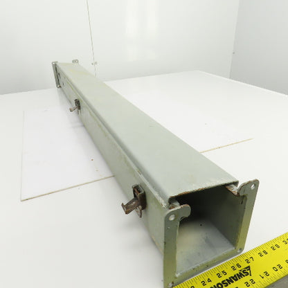 Hoffman 4" x 4" x 48" L Wire Way Auxiliary Gutter Trough Hinged Top