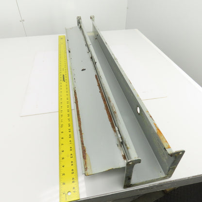Hoffman 4" x 4" x 48" L Wire Way Auxiliary Gutter Trough Hinged Top