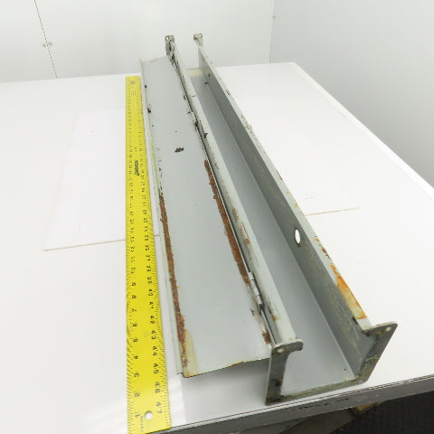 Hoffman 4" x 4" x 48" L Wire Way Auxiliary Gutter Trough Hinged Top