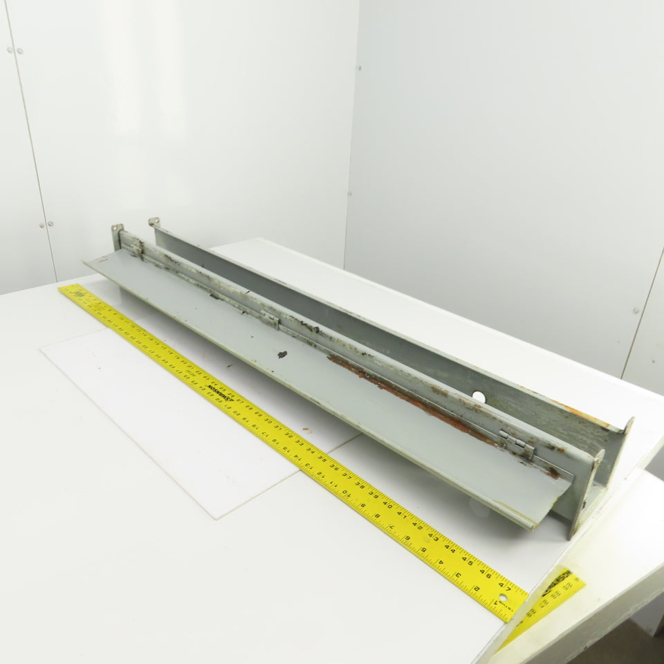 Hoffman 4" x 4" x 48" L Wire Way Auxiliary Gutter Trough Hinged Top