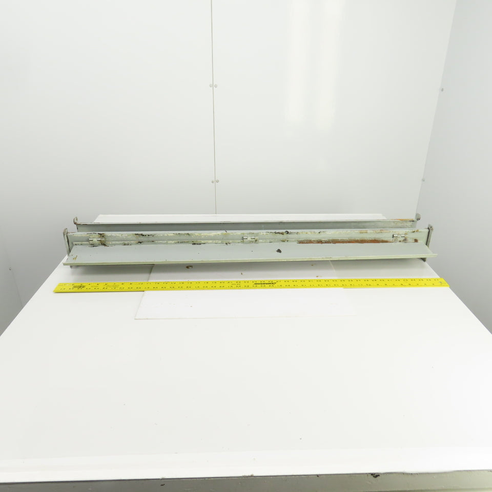 Hoffman 4" x 4" x 48" L Wire Way Auxiliary Gutter Trough Hinged Top