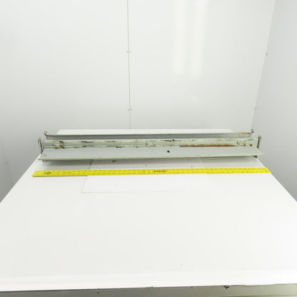 Hoffman 4" x 4" x 48" L Wire Way Auxiliary Gutter Trough Hinged Top