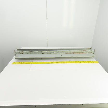 Hoffman 4" x 4" x 48" L Wire Way Auxiliary Gutter Trough Hinged Top