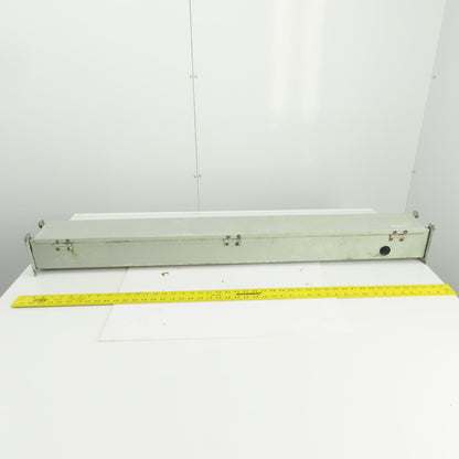 Hoffman 4" x 4" x 48" L Wire Way Auxiliary Gutter Trough Hinged Top