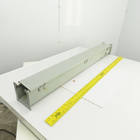 Hoffman 4" x 4" x 48" L Wire Way Auxiliary Gutter Trough Hinged Top