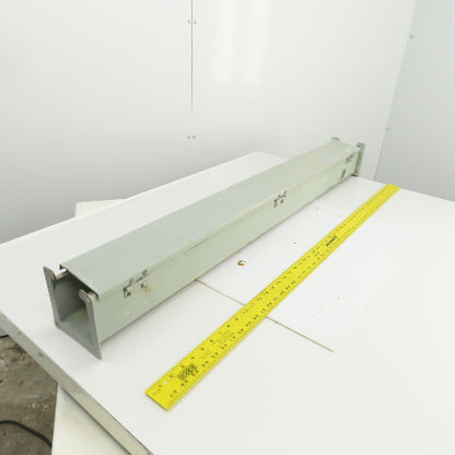 Hoffman 4" x 4" x 48" L Wire Way Auxiliary Gutter Trough Hinged Top